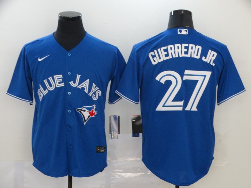 Personalized Blue Jays 27 Vladimir Guerrero Jr. Royal 2020 Cool Base Jersey