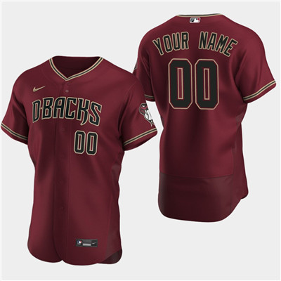Personalized Men’s Arizona Diamondbacks 2020 Alternate Flexbase Jersey