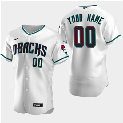 Personalized Men’s Arizona Diamondbacks 2020 Alternate Authentic White Flexbase Jersey
