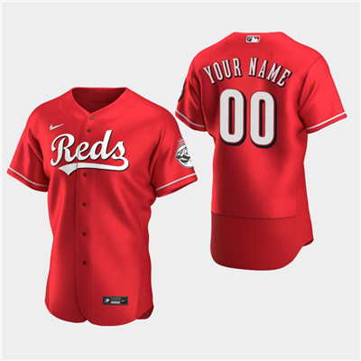 Personalized Men’s Cincinnati Reds Alternate Flexbase Jersey
