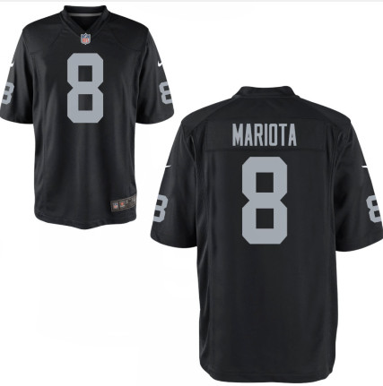 Personalized Youth Raiders #8 Marcus Mariota Black Limited Jersey