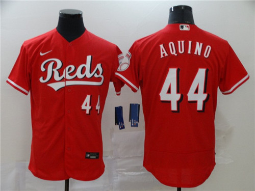 Personalized Reds 44 Aristides Aquino Red 2020 Flexbase Jersey