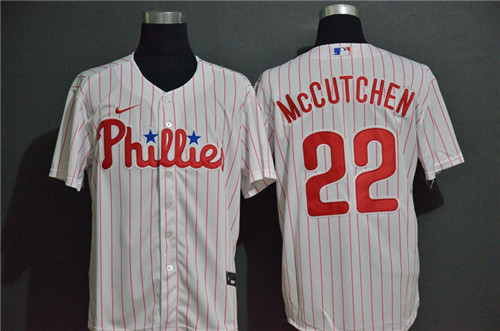 Personalized Phillies 22 Andrew McCutchen White 2020 Cool Base Jersey
