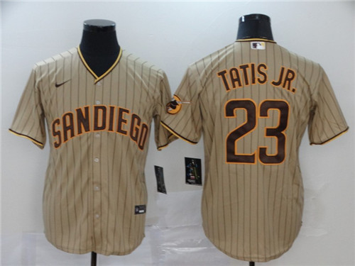 Personalized Padres 23 Fernando Tatis Jr. Brown 2020 Flexbase Jersey