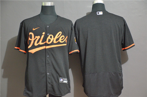 Personalized Orioles Blank Black 2020 Flexbase Jersey