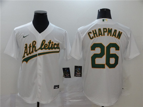 Personalized Athletics 26 Matt Chapman White 2020 Cool Base Jersey