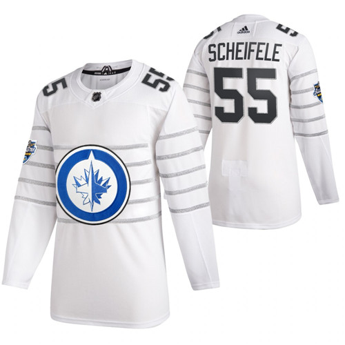 Personalized Jets 55 Mark Scheifele White 2020 NHL All-Star Game Jersey