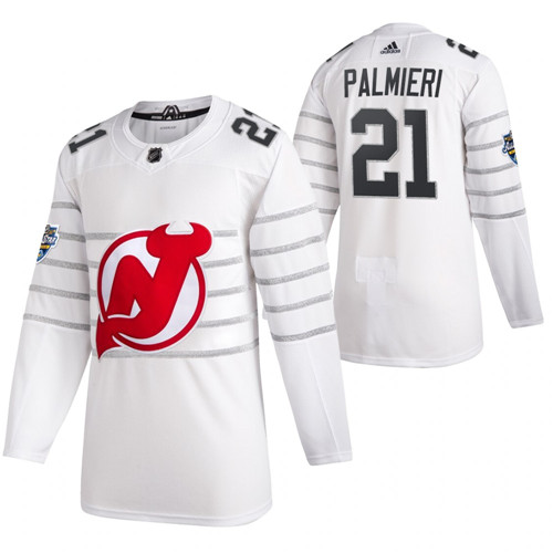 Personalized Devils 21 Kyle Palmieri White 2020 NHL All-Star Game Jersey