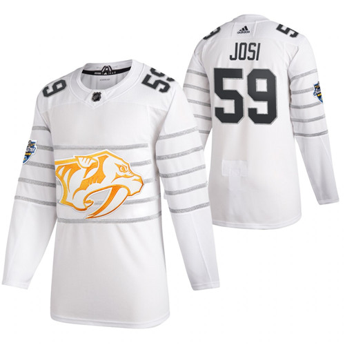 Personalized Predators 59 Roman Josi White 2020 NHL All-Star Game Jersey