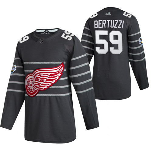 Personalized Red Wings 59 Tyler Bertuzzi Gray 2020 NHL All-Star Game Jersey