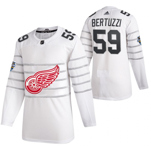 Personalized Red Wings 59 Tyler Bertuzzi White 2020 NHL All-Star Game Jersey