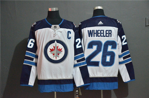 Personalized Winnipeg Jets 26 Blake Wheeler White Jersey