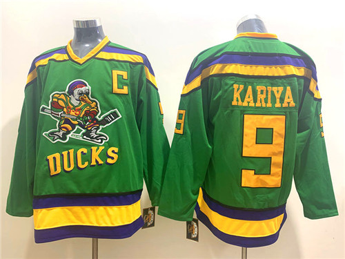 Personalized Ducks 9 Paul Kariya Green CCM Jersey