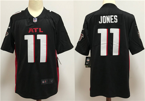 Personalized Falcons 11 Julio Jones Black New Untouchable Limited Jersey