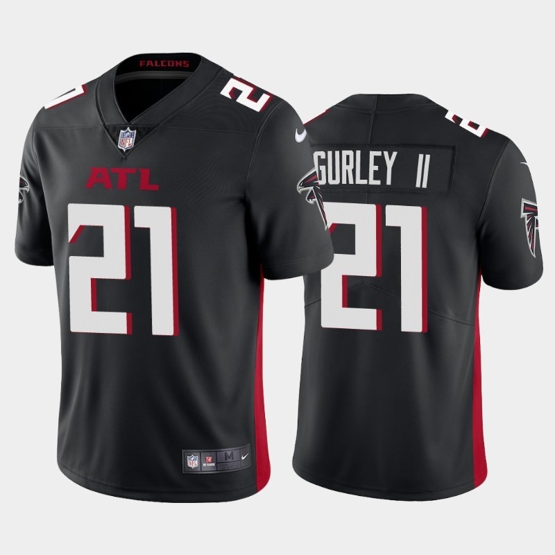 Personalized Falcons 21 Todd Gurley II Black New Untouchable Limited Jersey