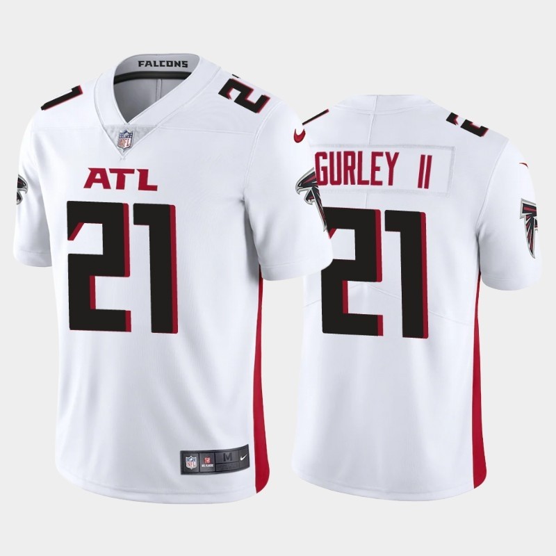 Personalized Falcons 21 Todd Gurley II White New Untouchable Limited Jersey