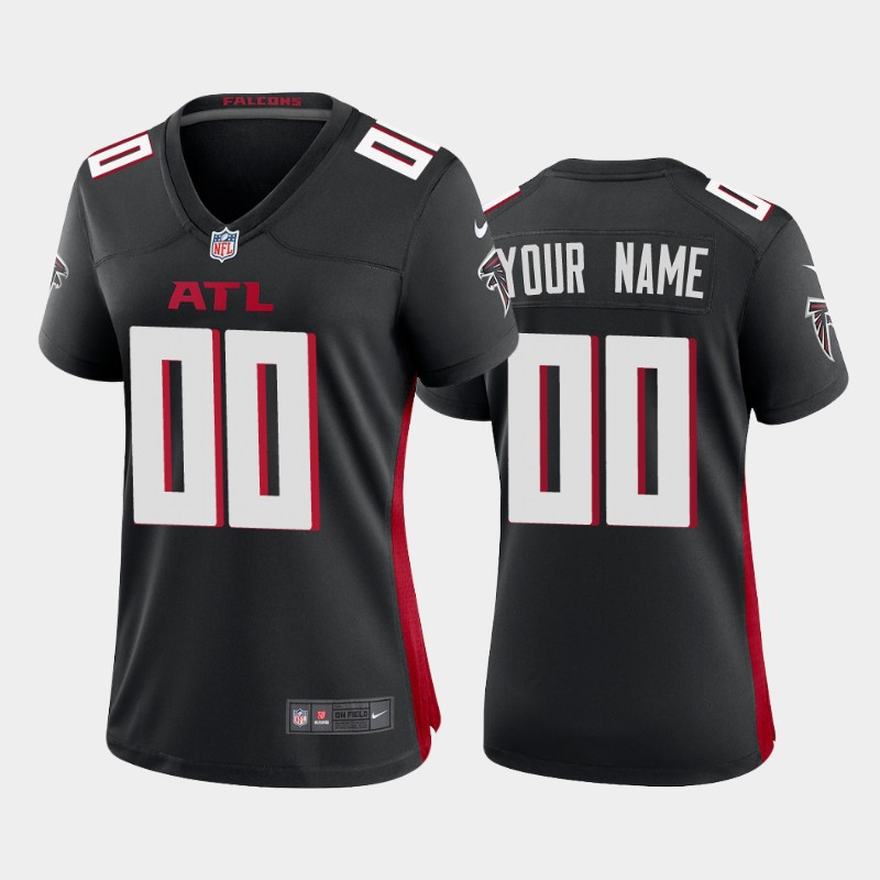 Personalized Custom Atlanta Falcons black 2020 new Limited Women Jerseys