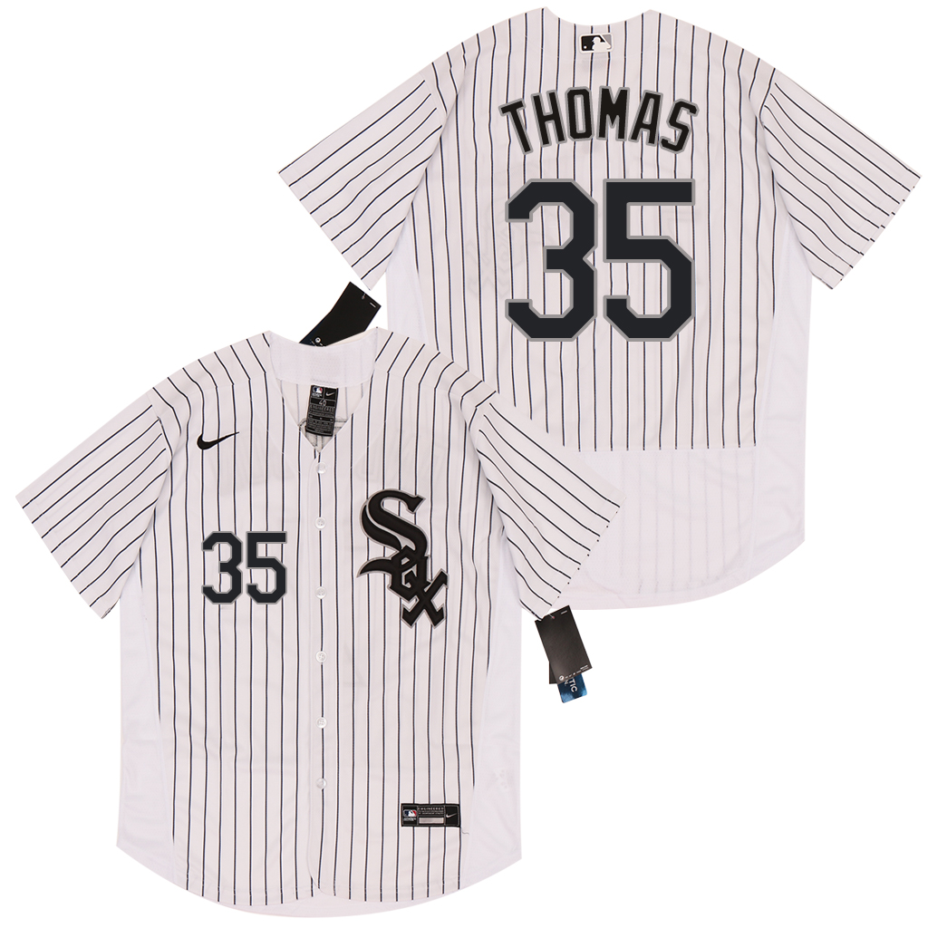 Personalized White Sox 35 Frank Thomas White 2020 Flexbase Jersey