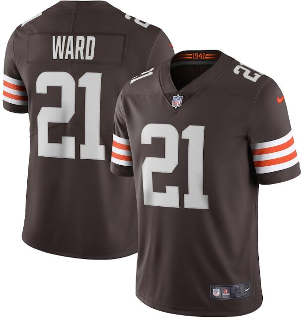 Personalized Browns 21 Denzel Ward Brown 2020 New Untouchable Limited Jersey