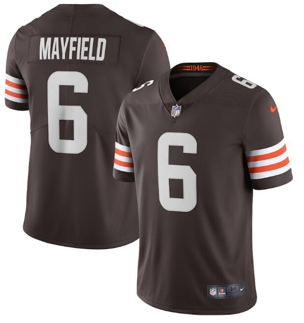 Personalized Browns 6 Baker Mayfield Brown 2020 New Untouchable Limited Jersey