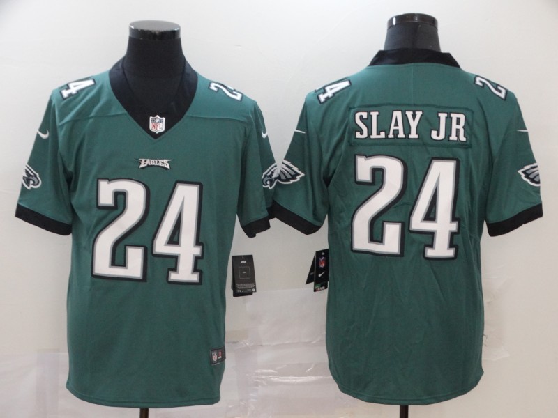 Personalized Eagles 24 Darius Slay Jr Green Untouchable Limited Jersey