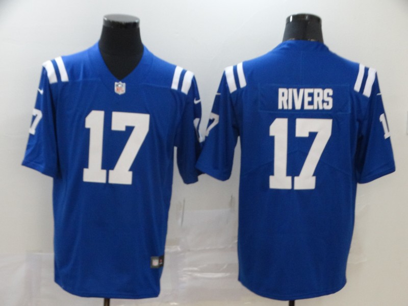 Personalized Colts 17 Philip Rivers Blue Untouchable Limited Jersey
