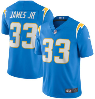 Personalized Men’s Los Angeles Chargers #33 Derwin James Powder Blue Game Jersey