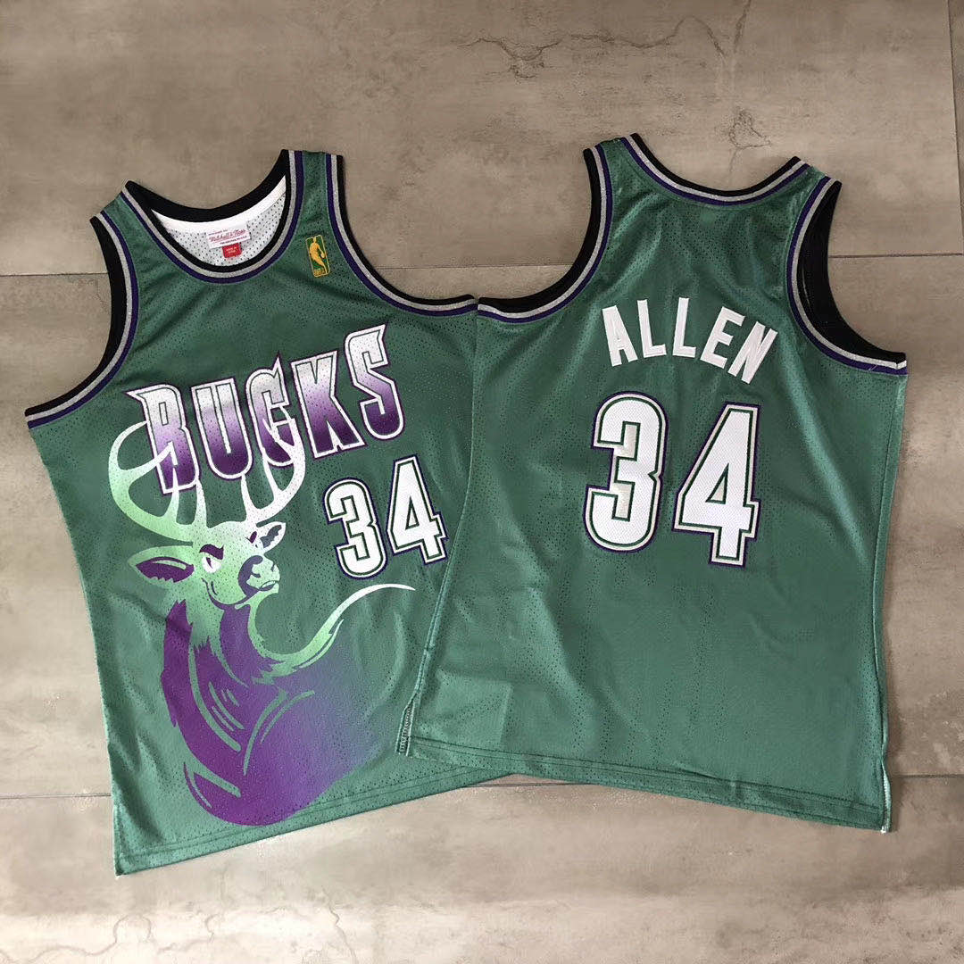 Personalized Bucks 34 Giannis Antetokounmpo Green Hardwood Classics Jersey