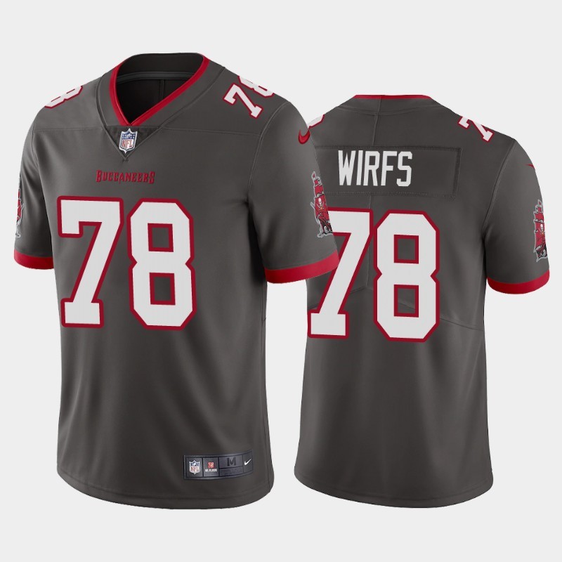 Personalized Buccaneers 78 Tristan Wirfs Gray 2020 NFL Draft First Round Pick Untouchable Limited Jersey