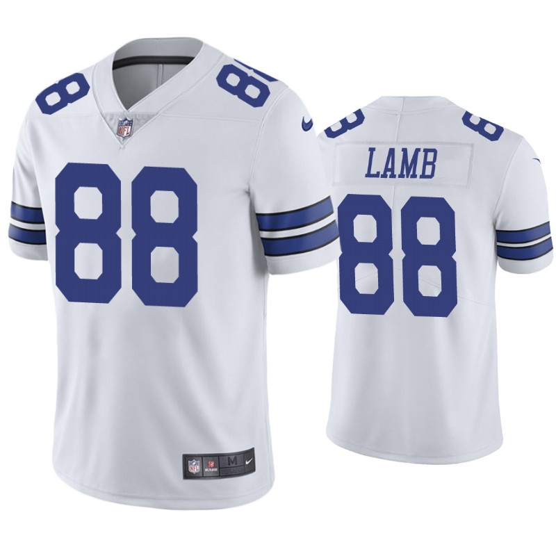 Personalized Cowboys #88 CeeDee Lamb White Team Color Men’s Stitched NFL Untouchable Limited Jersey