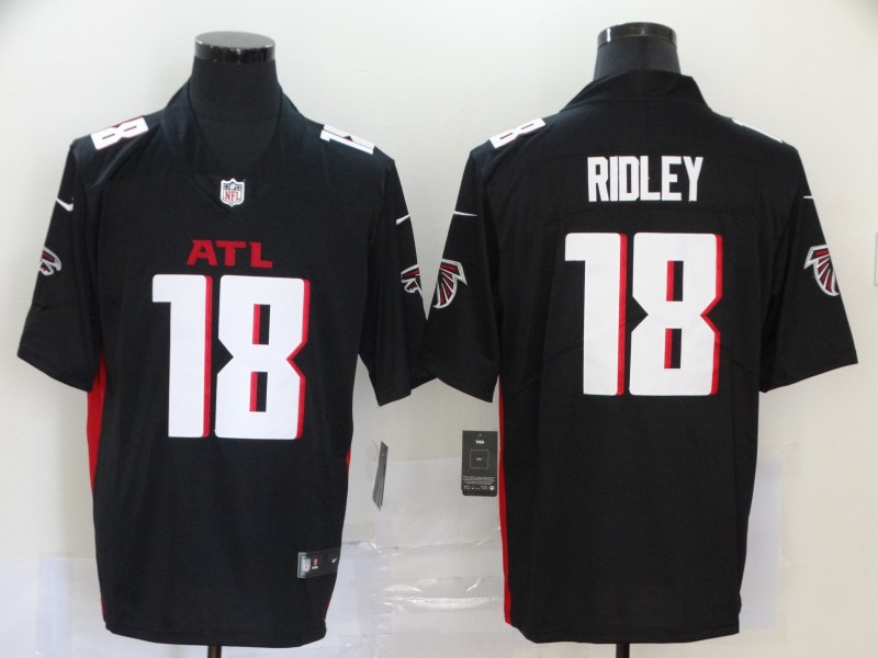 Personalized Falcons 18 Calvin Ridley Black 2020 New Untouchable Limited Jersey