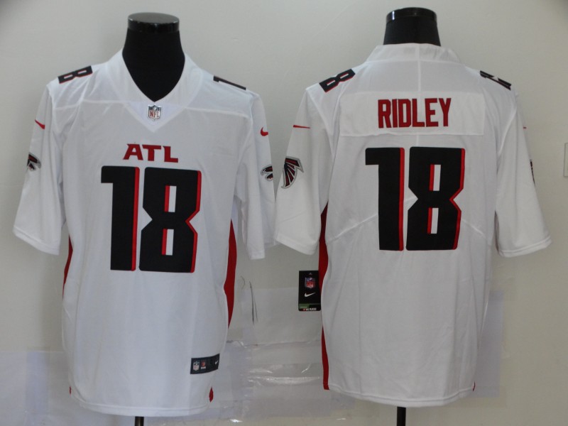 Personalized Falcons 18 Calvin Ridley White 2020 New Untouchable Limited Jersey