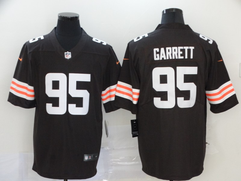 Personalized Browns 95 Myles Garrett Brown 2020 New Untouchable Limited Jersey
