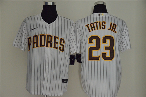 Personalized Padres 23 Fernando Tatis Jr. White Cool Base Sleeveless Jersey