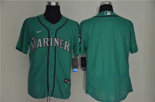 Personalized Mariners Blank Green Cool Base Jersey