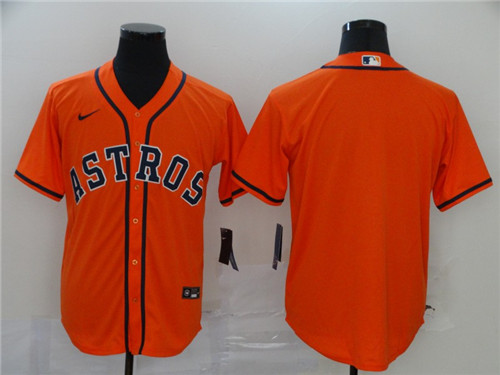 Personalized Astros Blank Orange 2020 Cool Base Jersey