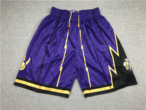 Personalized Raptors Purple Stitched Shorts