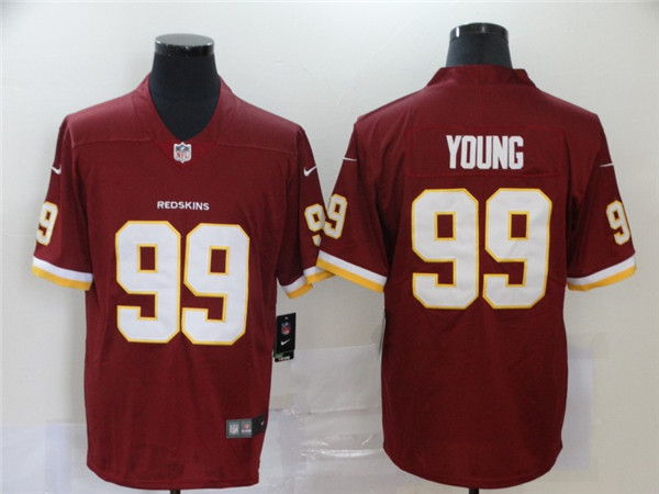 Personalized Redskins 99 Chase Young Red 2020 NFL Draft First Round Pick Untouchable Limited Jersey