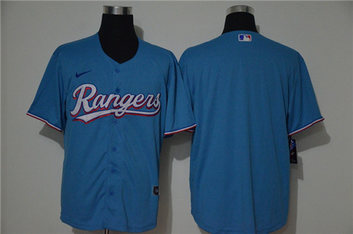 Personalized Rangers Blank Blue 2020 Cool Base Jersey