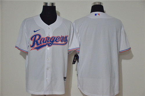 Personalized Rangers Blank White 2020 Cool Base Jersey