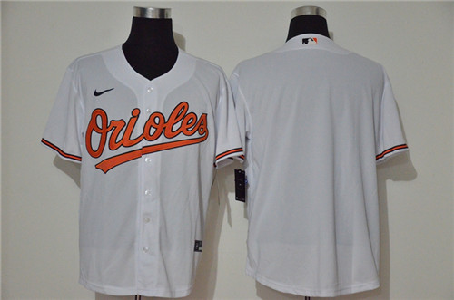 Personalized Orioles Blank White 2020 Cool Base Jersey