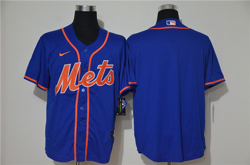 Personalized Mets Blank Royal 2020 Cool Base Jersey