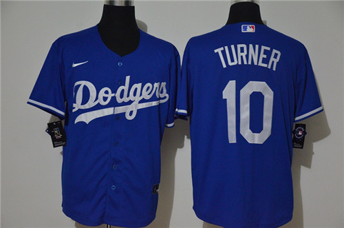 Personalized Dodgers 10 Justin Turner Royal 2020 Cool Base Jersey