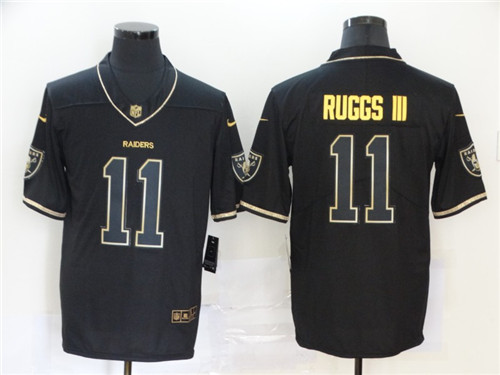 Personalized Raiders 11 Henry Ruggs III Black Gold Untouchable Limited Jersey