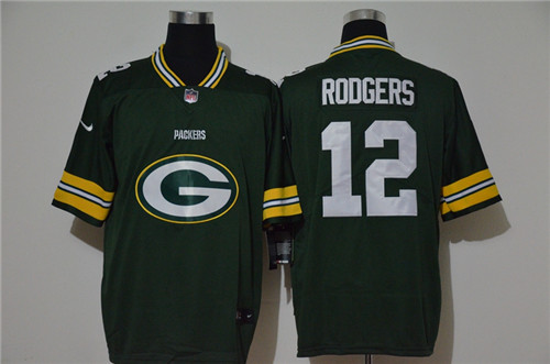 Personalized Packers 12 Aaron Rodgers Green Untouchable Limited Jersey