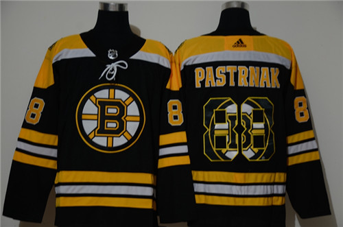 Personalized Bruins 88 David Pastrnak Black Fashion Jersey