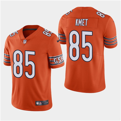 Personalized Chicago Bears #85 Cole Kmet 2020 NFL Draft Limited Orange Jersey