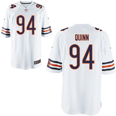 Personalized Men’s Chicago Bears #94 Robert Quinn Untouchable Limited White Jersey