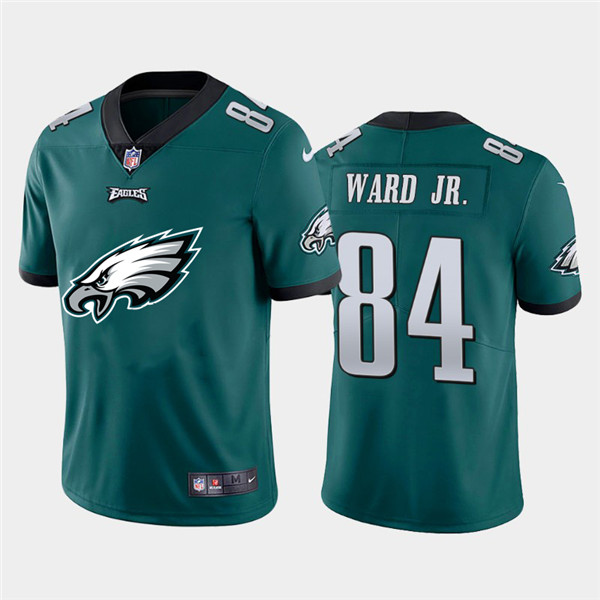 Personalized Eagles 84 Greg Ward Jr. Green Team Big Logo Untouchable Limited Jersey