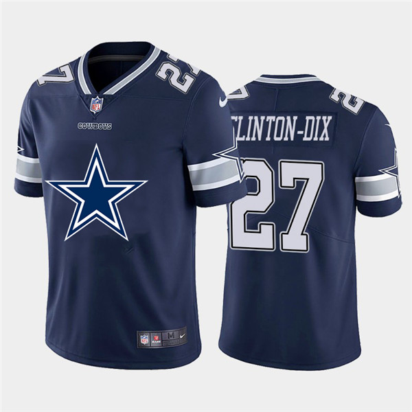 Personalized Cowboys 27 Ha Ha Clinton-Dix Navy Team Big Logo Untouchable Limited Jersey